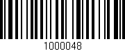 Código de barras (EAN, GTIN, SKU, ISBN): '1000048'
