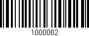 Código de barras (EAN, GTIN, SKU, ISBN): '1000062'