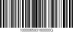 Código de barras (EAN, GTIN, SKU, ISBN): '100006593160000G'