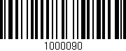 Código de barras (EAN, GTIN, SKU, ISBN): '1000090'