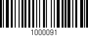 Código de barras (EAN, GTIN, SKU, ISBN): '1000091'