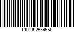 Código de barras (EAN, GTIN, SKU, ISBN): '1000092554558'