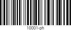 Código de barras (EAN, GTIN, SKU, ISBN): '10001-ph'