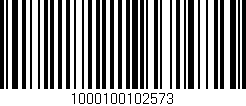 Código de barras (EAN, GTIN, SKU, ISBN): '1000100102573'