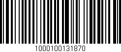 Código de barras (EAN, GTIN, SKU, ISBN): '1000100131870'