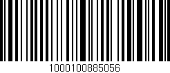 Código de barras (EAN, GTIN, SKU, ISBN): '1000100885056'
