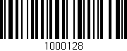 Código de barras (EAN, GTIN, SKU, ISBN): '1000128'