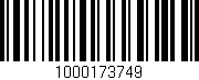 Código de barras (EAN, GTIN, SKU, ISBN): '1000173749'