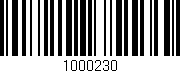 Código de barras (EAN, GTIN, SKU, ISBN): '1000230'