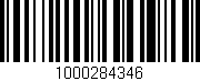 Código de barras (EAN, GTIN, SKU, ISBN): '1000284346'
