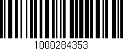 Código de barras (EAN, GTIN, SKU, ISBN): '1000284353'