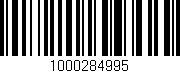 Código de barras (EAN, GTIN, SKU, ISBN): '1000284995'