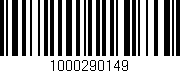 Código de barras (EAN, GTIN, SKU, ISBN): '1000290149'