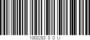 Código de barras (EAN, GTIN, SKU, ISBN): '1000293_0_0_U'
