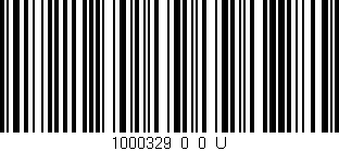 Código de barras (EAN, GTIN, SKU, ISBN): '1000329_0_0_U'