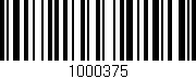Código de barras (EAN, GTIN, SKU, ISBN): '1000375'
