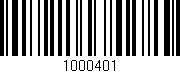 Código de barras (EAN, GTIN, SKU, ISBN): '1000401'