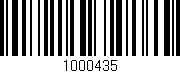 Código de barras (EAN, GTIN, SKU, ISBN): '1000435'