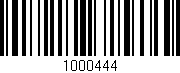 Código de barras (EAN, GTIN, SKU, ISBN): '1000444'