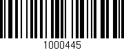 Código de barras (EAN, GTIN, SKU, ISBN): '1000445'