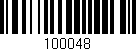 Código de barras (EAN, GTIN, SKU, ISBN): '100048'