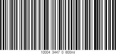 Código de barras (EAN, GTIN, SKU, ISBN): '10004_3447_0_800ml'