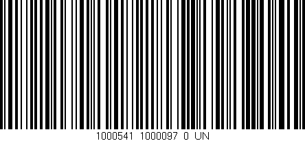 Código de barras (EAN, GTIN, SKU, ISBN): '1000541_1000097_0_UN'