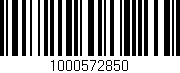 Código de barras (EAN, GTIN, SKU, ISBN): '1000572850'
