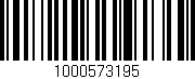 Código de barras (EAN, GTIN, SKU, ISBN): '1000573195'