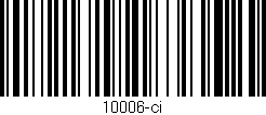 Código de barras (EAN, GTIN, SKU, ISBN): '10006-ci'