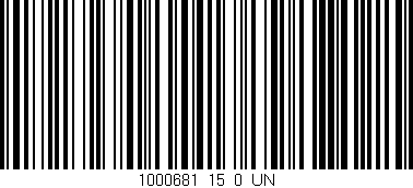 Código de barras (EAN, GTIN, SKU, ISBN): '1000681_15_0_UN'