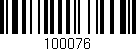 Código de barras (EAN, GTIN, SKU, ISBN): '100076'
