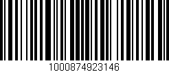 Código de barras (EAN, GTIN, SKU, ISBN): '1000874923146'