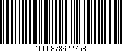 Código de barras (EAN, GTIN, SKU, ISBN): '1000878622758'