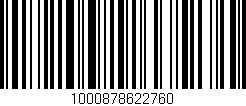 Código de barras (EAN, GTIN, SKU, ISBN): '1000878622760'