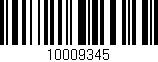 Código de barras (EAN, GTIN, SKU, ISBN): '10009345'