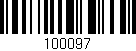 Código de barras (EAN, GTIN, SKU, ISBN): '100097'