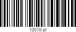 Código de barras (EAN, GTIN, SKU, ISBN): '10010-pt'