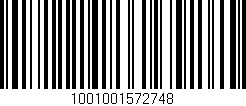 Código de barras (EAN, GTIN, SKU, ISBN): '1001001572748'