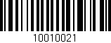 Código de barras (EAN, GTIN, SKU, ISBN): '10010021'