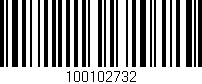 Código de barras (EAN, GTIN, SKU, ISBN): '100102732'