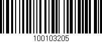 Código de barras (EAN, GTIN, SKU, ISBN): '100103205'