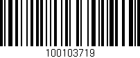Código de barras (EAN, GTIN, SKU, ISBN): '100103719'