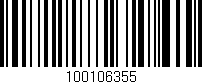 Código de barras (EAN, GTIN, SKU, ISBN): '100106355'