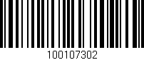 Código de barras (EAN, GTIN, SKU, ISBN): '100107302'
