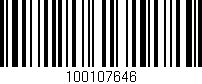 Código de barras (EAN, GTIN, SKU, ISBN): '100107646'