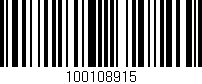 Código de barras (EAN, GTIN, SKU, ISBN): '100108915'