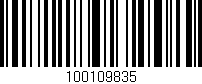 Código de barras (EAN, GTIN, SKU, ISBN): '100109835'