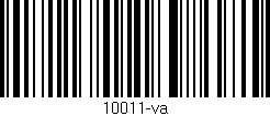 Código de barras (EAN, GTIN, SKU, ISBN): '10011-va'