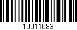 Código de barras (EAN, GTIN, SKU, ISBN): '10011683'